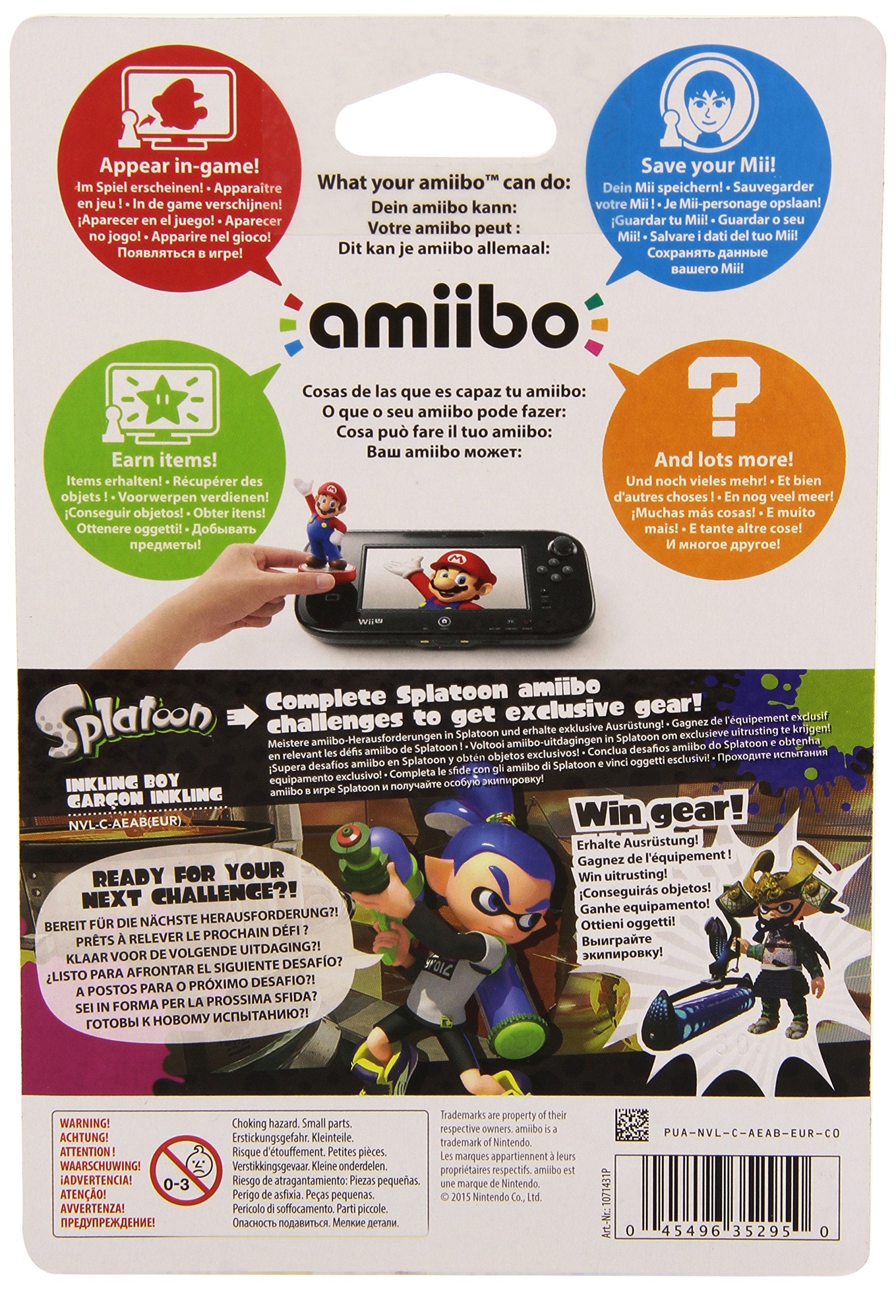 Nintendo - Figurine Amiibo Splatoon Boy Nintendo - Figurine Amiibo Splatoon Boy